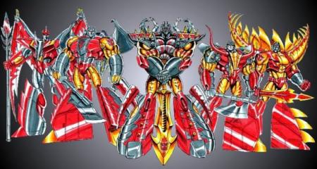 NeoDinobots groupshot, robot modes